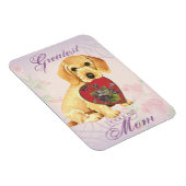 Wirehaire Dachshund Heart mama Magneet (Rechterzijde)