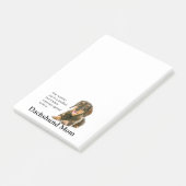 Wirehaire Dachshund Mam Post-It Notes (Schuin)