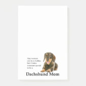 Wirehaire Dachshund Mam Post-It Notes (Voorkant)