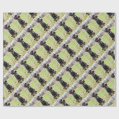 Wirehaire gericht op Griffon puppy Cadeaupapier (Vlak)