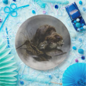 Wirehaire Pointing Griffon, Woodcock-jacht Papieren Bordje (Feest)