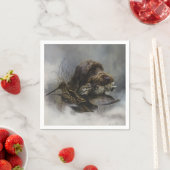 Wirehaire Pointing Griffon, Woodcock-jacht Servet (Insitu)