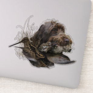 Wirehaire Pointing Griffon, Woodcock-jacht Sticker