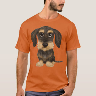 Wirehaire Wiener Dog W T-shirt