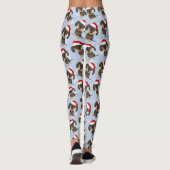 Wirehaired Dachshund Christmas Dog Holiday Leggings (Achterkant)