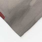 Wirehaired Pointing Dog in Sneeuw Kerstmis Fleece Deken (Hoek)