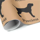 Wirehaired Pointing Griffon Custom Wrapping Paper Cadeaupapier (Rol Hoek)