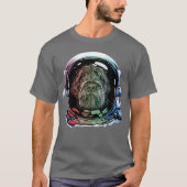 Wirehaired Pointing Griffon Dog Astro T-shirt (Voorkant)