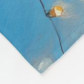 Wirehaired Pointing Griffon Dog Christmas Beach Fleece Deken (Hoek)