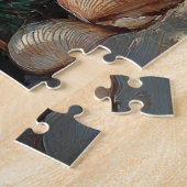 Wirehaired Pointing Griffon Dog Christmas Beach Legpuzzel (Zijkant)