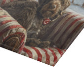 Wirehaired Pointing Griffon Dog Kerstfeest Snijplank (Hoek)