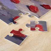 Wirehaired Pointing Griffon Dog Valentine's Day Legpuzzel (Zijkant)