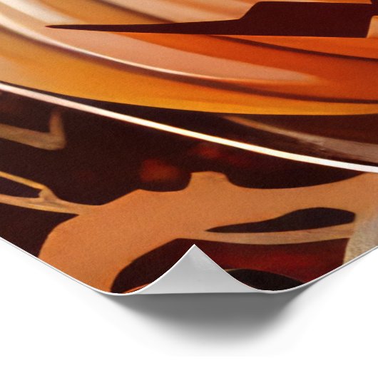 Wirehaired Pointing Griffon Halloween Spooky Poster (Hoek)