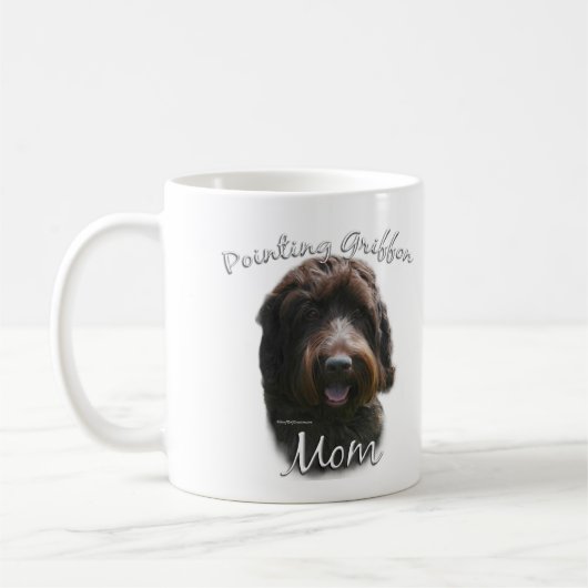 Wirehaired Pointing Griffon Moeder 2 Koffiemok (Links)