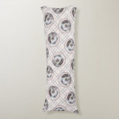 Wirehaired Pointing Griffon Painting Pet Dog Art Lichaamskussen (Voorkant Verticaal)