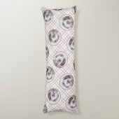 Wirehaired Pointing Griffon Painting Pet Dog Art Lichaamskussen (Achterkant (Verticaal))