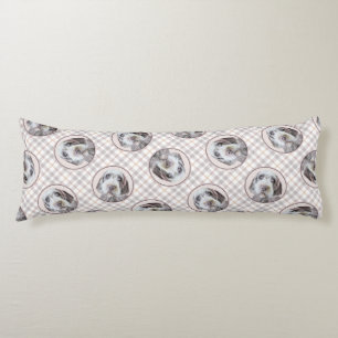 Wirehaired Pointing Griffon Painting Pet Dog Art Lichaamskussen