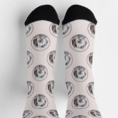 Wirehaired Pointing Griffon Painting Pet Dog Art Sokken (Top)