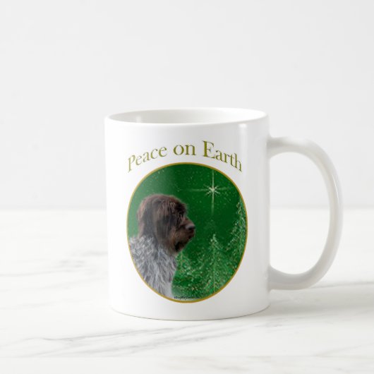 Wirehaired Pointing Griffon Peace Koffiemok (Rechts)