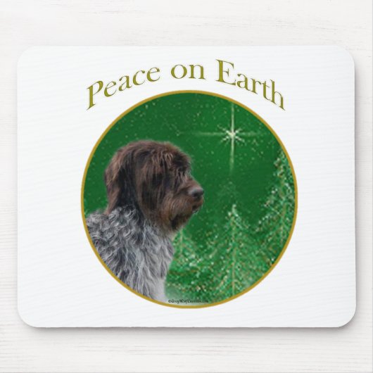 Wirehaired Pointing Griffon Peace Muismat (Voorkant)