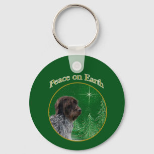 Wirehaired Pointing Griffon Peace Sleutelhanger
