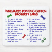 WIREHAIRED POINTING GRIFFON Property Laws 2 Muismat (Voorkant)