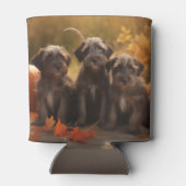 Wirehaired Pointing Griffon Puppy Autumn Blikjeskoeler (Achterkant)