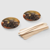 Wirehaired Pointing Griffon Puppy Autumn Handwaaier (Niet-gemonteerd)