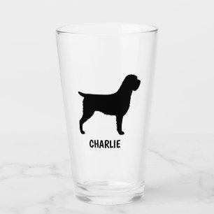 Wirehaired Pointing Griffon Silhouette Custom Glas