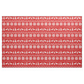 Wirehaired Pointing Griffon Silhouettes Kerstmis Stof (Fat Quarter)