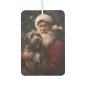 Wirehaired Pointing Griffon Sinterklaas Kerstmis Luchtverfrisser (Voorkant)