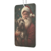 Wirehaired Pointing Griffon Sinterklaas Kerstmis Luchtverfrisser (Links)