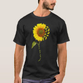 Wirehaired Pointing Griffon Sunflower T-shirt (Voorkant)