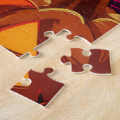 Wirehaired Pointing Griffon Vampire Pumpkins eng Legpuzzel (Zijkant)