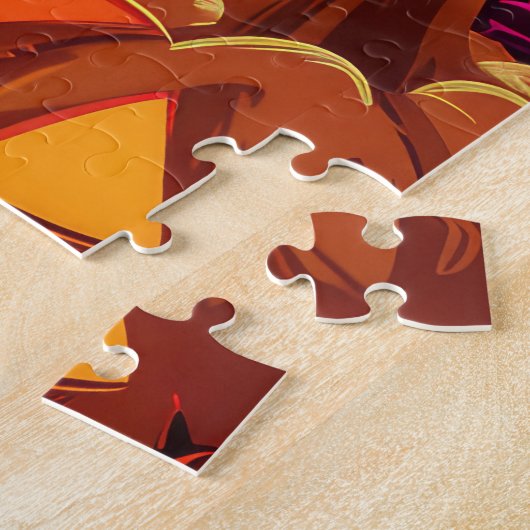 Wirehaired Pointing Griffon Vampire Pumpkins eng Legpuzzel (Zijkant)