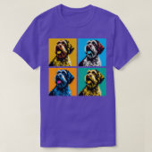 Wirehaired Pointing Griffons Art Hondenliefhebber  T-shirt (Design voorkant)