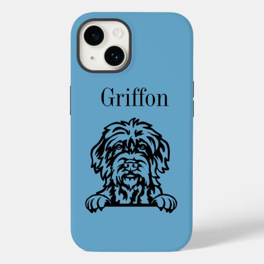 Wirehaired Pointing Griffons hond Case-Mate iPhone Case (Achterkant)