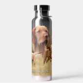 Wirehaired Vizsla Art Waterfles (Links)