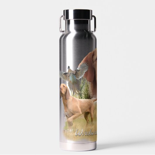 Wirehaired Vizsla Art Waterfles (Voorkant)