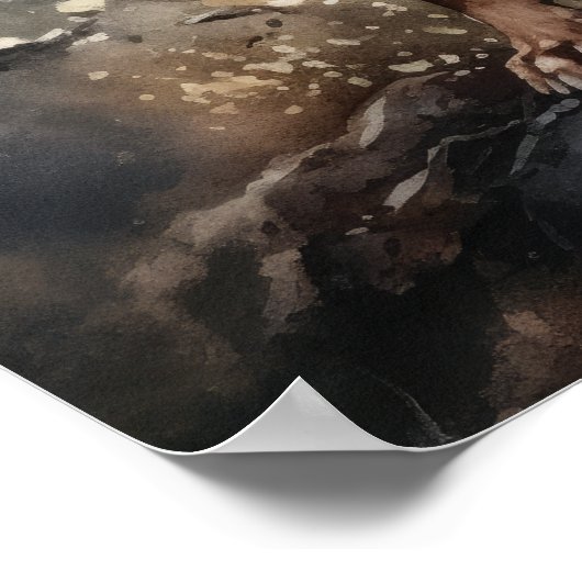 Wirehaired Vizsla Dog Art Print Poster (Hoek)