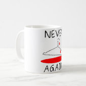 Wirehanger nooit meer koffie Mok (Voorkant links)