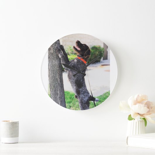 Wirehares Pointing Griffon Clock Grote Klok (Huis)