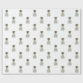 Wirehares Pointing Griffon Gift Wrapping Paper Cadeaupapier (Vlak)