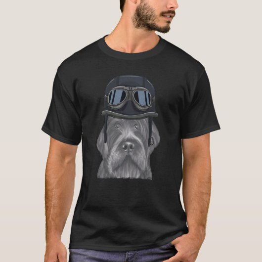 Wirehares Pointing Griffon motorfiets Hel T-shirt (Voorkant)