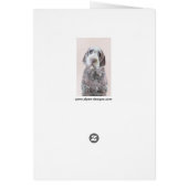 Wirehares Pointing Griffon Painting - Dog Art (Achterkant)