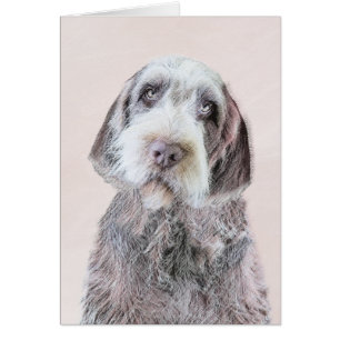 Wirehares Pointing Griffon Painting - Dog Art