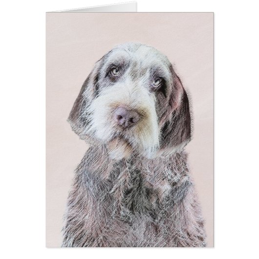 Wirehares Pointing Griffon Painting - Dog Art (Voorkant)