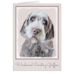 Wirehares Pointing Griffon Painting - Dog Art