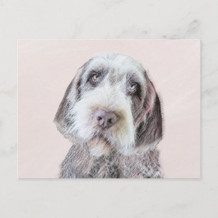 Wirehares Pointing Griffon Painting - Dog Art Briefkaart