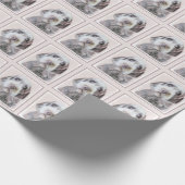 Wirehares Pointing Griffon Painting - Dog Art Cadeaupapier (Hoek)